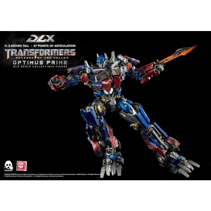Transformers: Revenge of the Fallen DLX Action Figure 1/6 Optimus Prime 28 cm