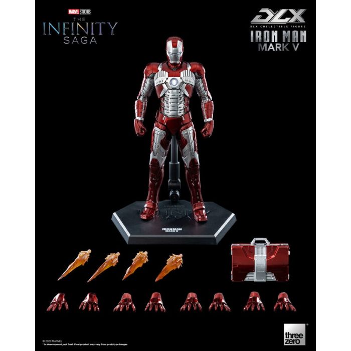 Infinity Saga DLX Action Figure 1/12 Iron Man Mark 5 17 cm