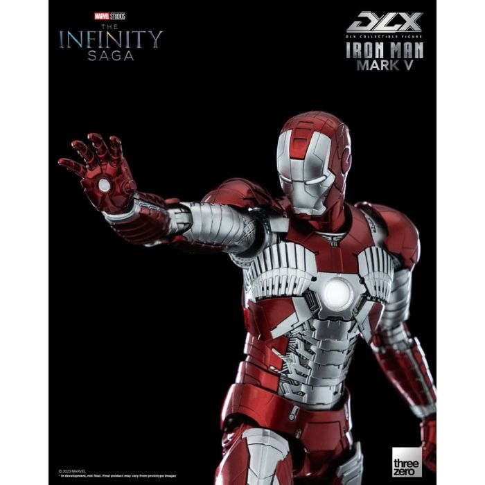 Infinity Saga DLX Action Figure 1/12 Iron Man Mark 5 17 cm