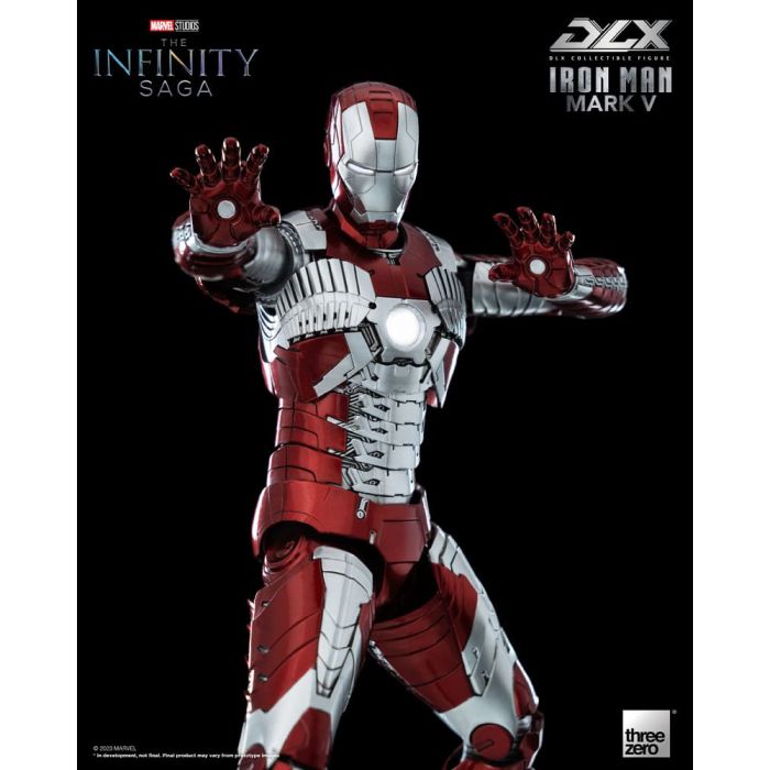 Infinity Saga DLX Action Figure 1/12 Iron Man Mark 5 17 cm