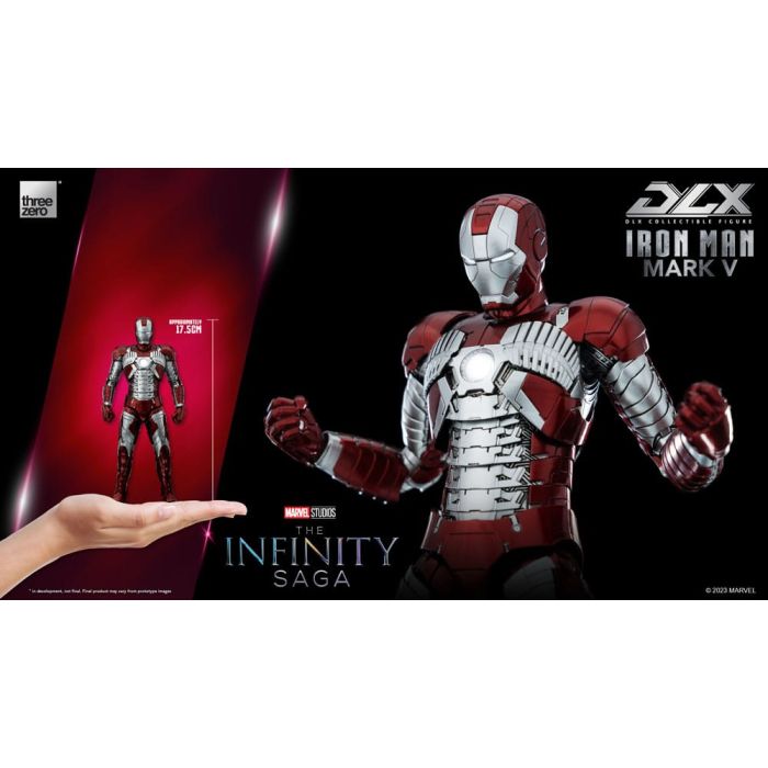 Infinity Saga DLX Action Figure 1/12 Iron Man Mark 5 17 cm