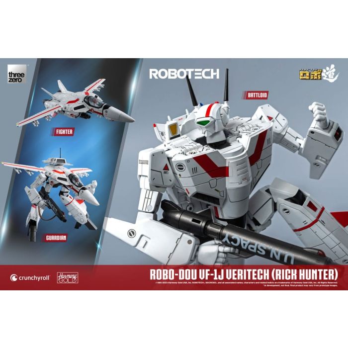Robotech Action Figure ROBO-DOU VF-1J Veritech (Rick Hunter) 20 cm