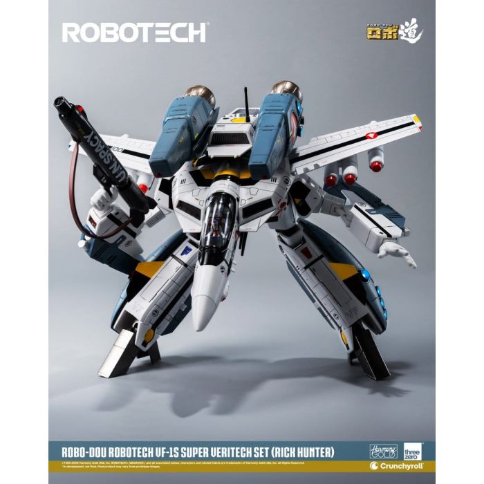 Robotech Robo-Dou Action Figure VF-1S Super Veritech Set (Rick Hunter) 20 cm