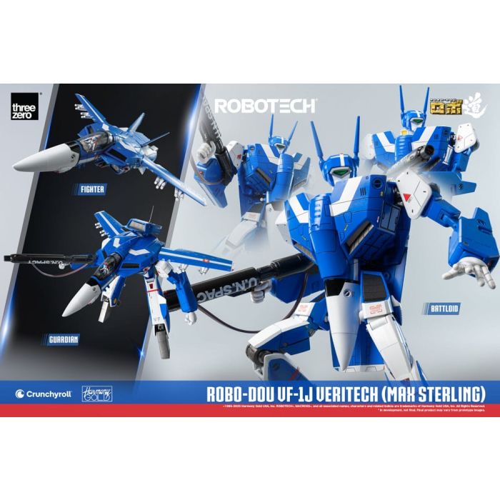 Robotech Action Figure ROBO-DOU VF-1J Veritech (Max Sterling) 20 cm