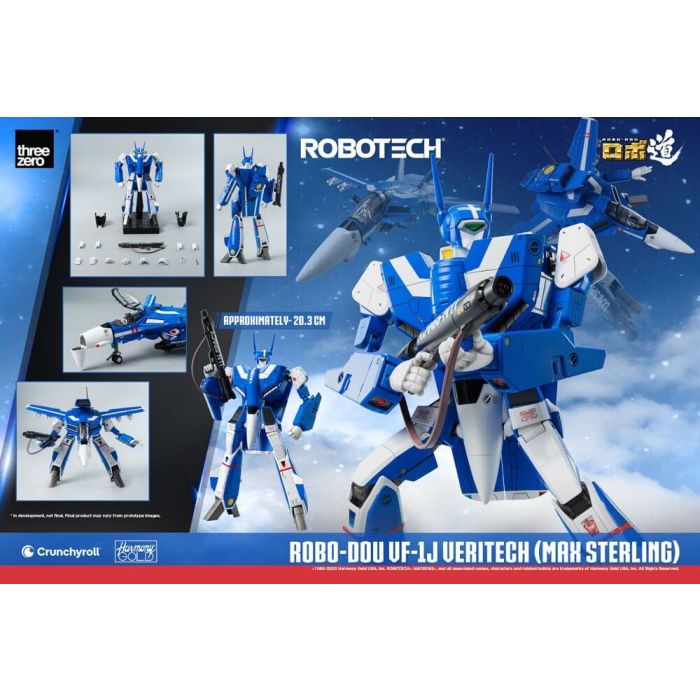 Robotech Action Figure ROBO-DOU VF-1J Veritech (Max Sterling) 20 cm