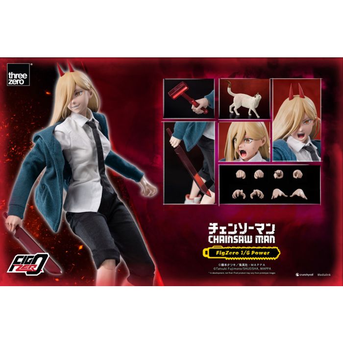 Chainsaw Man FigZero Action Figure 1/6 Power 28 cm