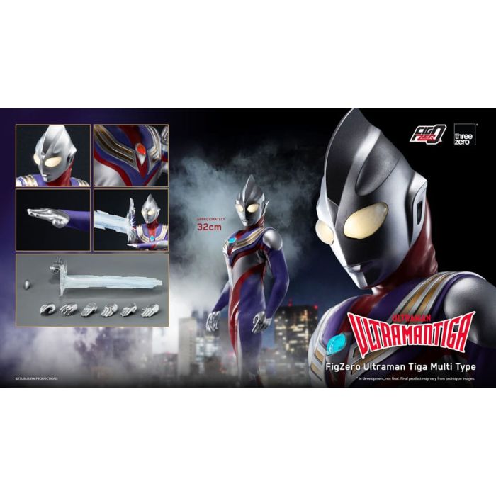 Ultraman Tiga FigZero Action Figure 1/6 Ultraman Tiga Multi Type 32 cm