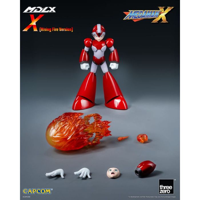 Mega Man MDLX Action Figure Rockman X / Mega Man X (Rising Fire Version) 12 cm