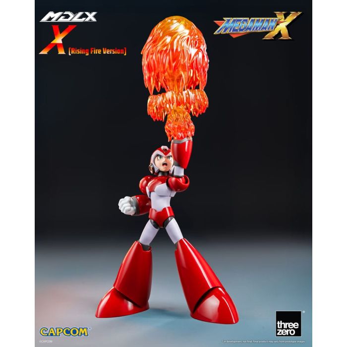 Mega Man MDLX Action Figure Rockman X / Mega Man X (Rising Fire Version) 12 cm