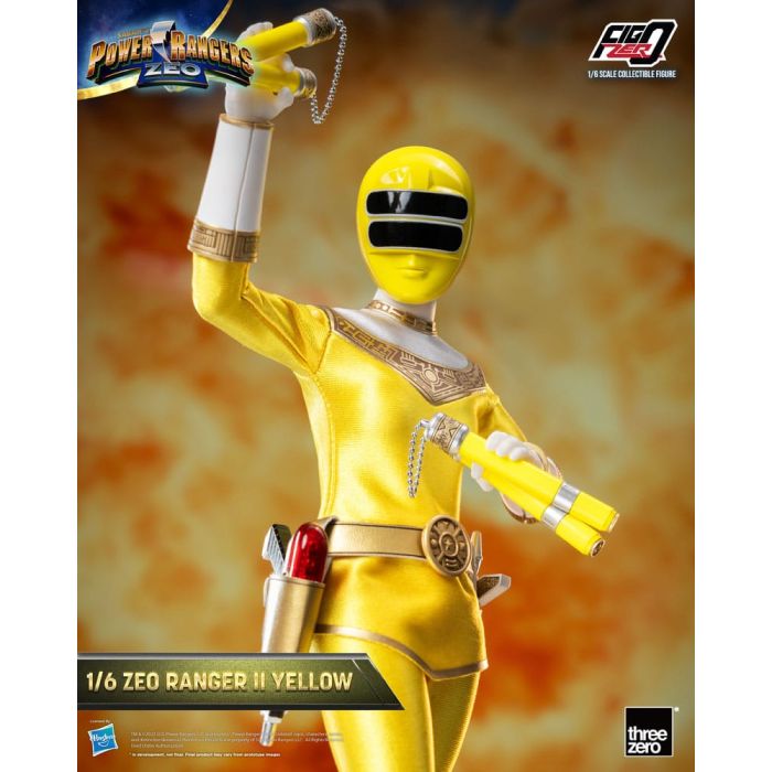 Power Rangers Zeo FigZero Action Figure 1/6 Ranger II Yellow 30 cm
