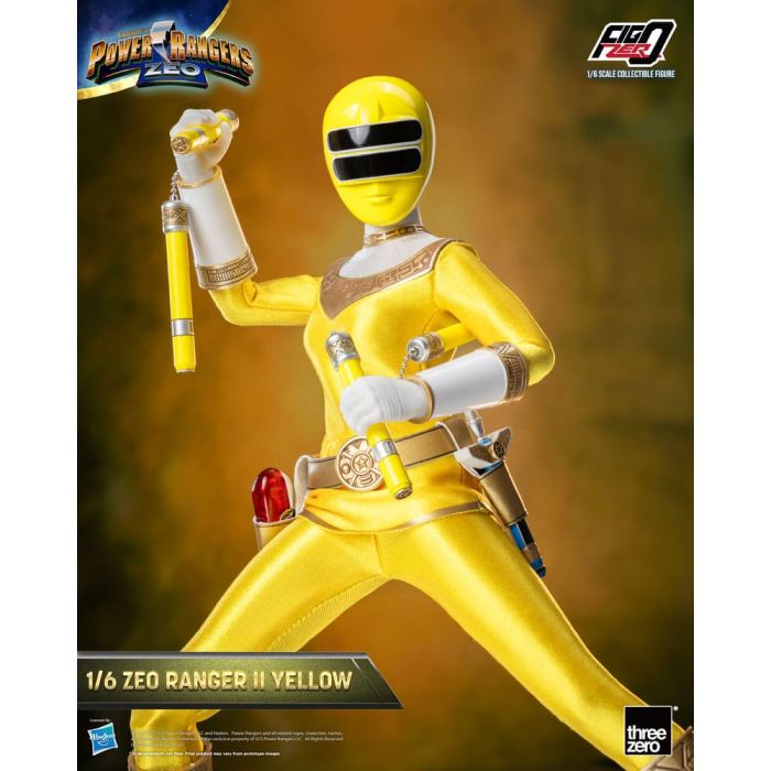 Power Rangers Zeo FigZero Action Figure 1/6 Ranger II Yellow 30 cm
