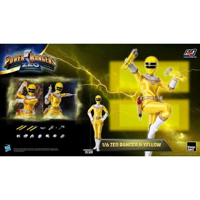 Power Rangers Zeo FigZero Action Figure 1/6 Ranger II Yellow 30 cm