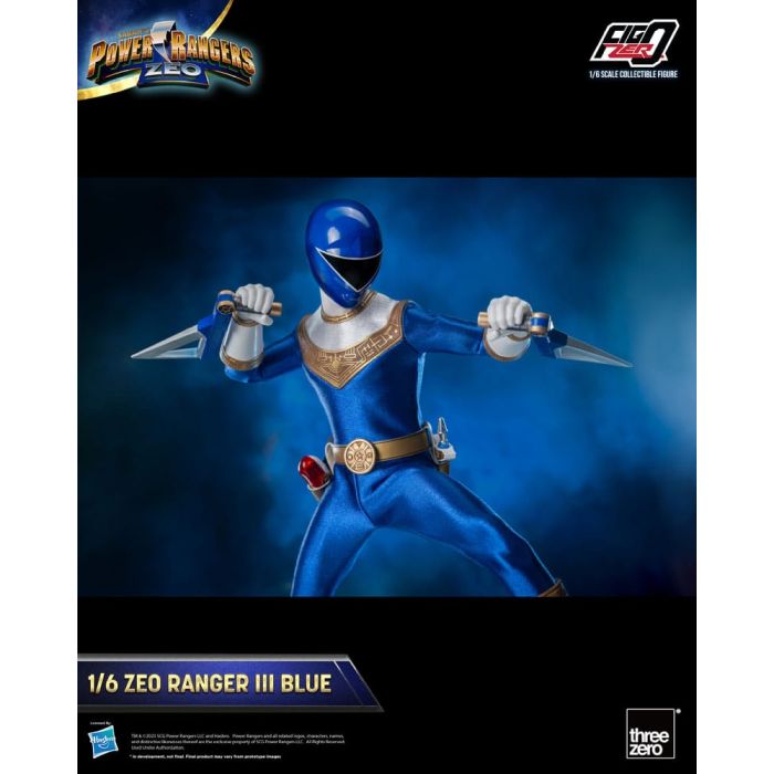 Power Rangers Zeo FigZero Action Figure 1/6 Ranger III Blue 30 cm