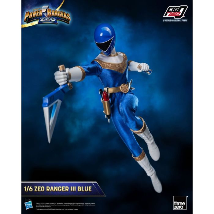 Power Rangers Zeo FigZero Action Figure 1/6 Ranger III Blue 30 cm