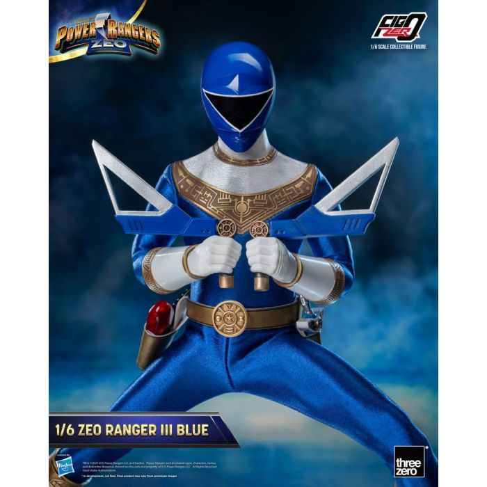 Power Rangers Zeo FigZero Action Figure 1/6 Ranger III Blue 30 cm