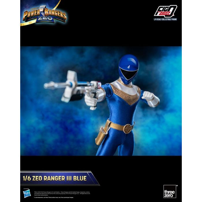 Power Rangers Zeo FigZero Action Figure 1/6 Ranger III Blue 30 cm