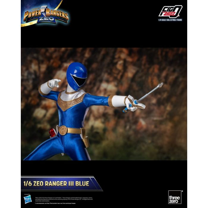 Power Rangers Zeo FigZero Action Figure 1/6 Ranger III Blue 30 cm