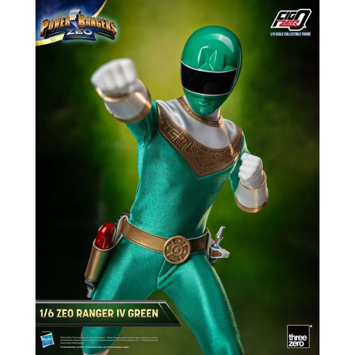 Power Rangers Zeo FigZero Action Figure 1/6 Ranger IV Green 30 cm