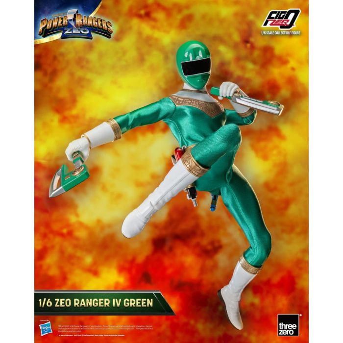 Power Rangers Zeo FigZero Action Figure 1/6 Ranger IV Green 30 cm