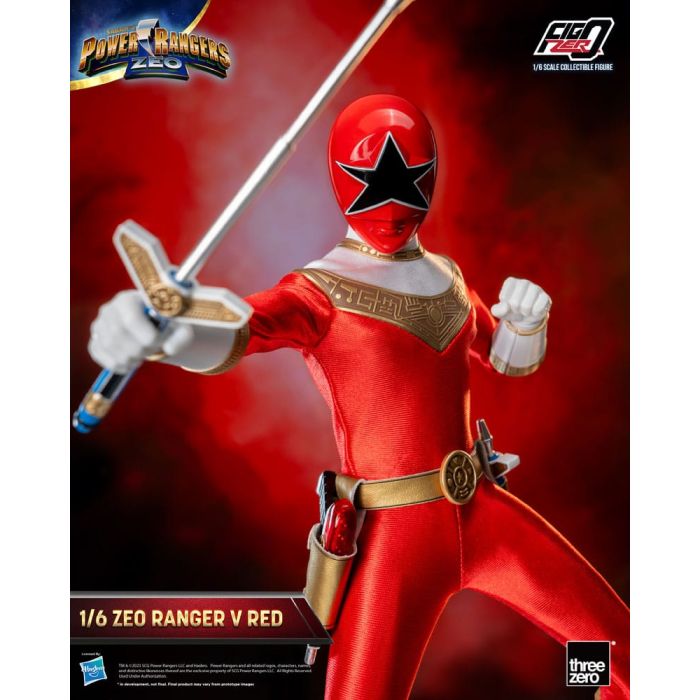 Power Rangers Zeo FigZero Action Figure 1/6 Ranger V Red 30 cm