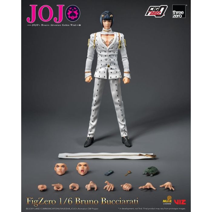 Jojo's Bizarre Adventure: Golden Wind FigZero Action Figure 1/6 Bruno Bucciarati 31 cm