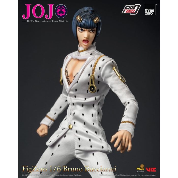 Jojo's Bizarre Adventure: Golden Wind FigZero Action Figure 1/6 Bruno Bucciarati 31 cm