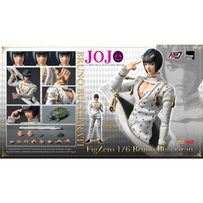 Jojo's Bizarre Adventure: Golden Wind FigZero Action Figure 1/6 Bruno Bucciarati 31 cm