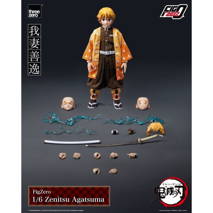 Demon Slayer: Kimetsu no Yaiba FigZero Action Figure 1/6 Zenitsu Agatsuma 28 cm