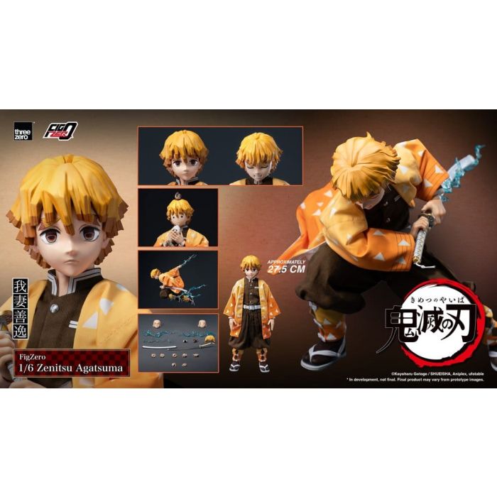 Demon Slayer: Kimetsu no Yaiba FigZero Action Figure 1/6 Zenitsu Agatsuma 28 cm