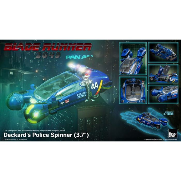 Blade Runner 2049 Vehicle Deckard's Police Spinner 10 cm 
