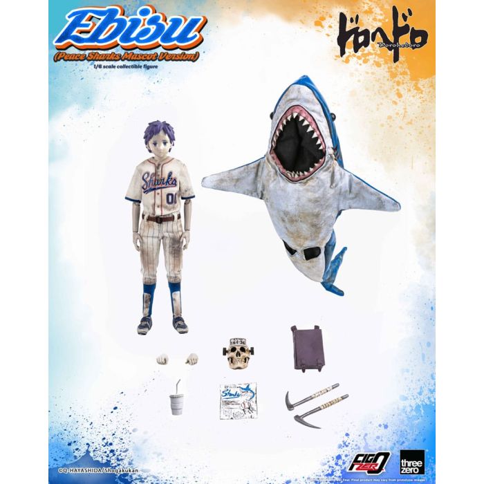 Dorohedoro FigZero Action Figure 1/6 Ebisu Peace Sharks Mascot Ver. 24 cm