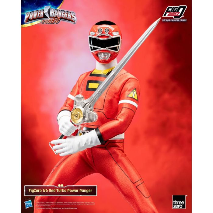 Power Rangers Turbo FigZero Action Figure 1/6 Red Turbo Power Ranger 30 cm 