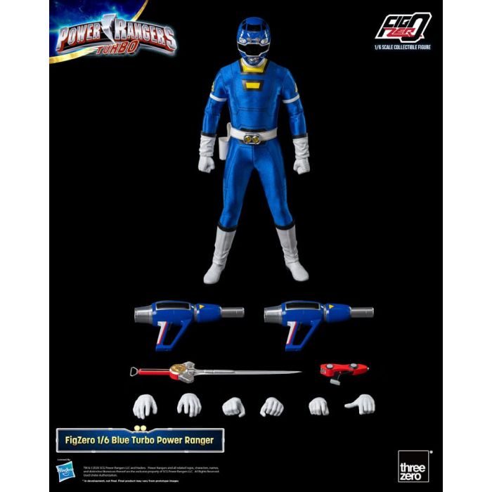 Power Rangers Turbo FigZero Action Figure 1/6 Blue Turbo Power Ranger 30 cm 