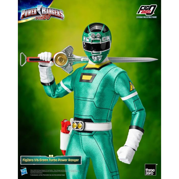 Power Rangers Turbo FigZero Action Figure 1/6 Green Turbo Power Ranger 30 cm 