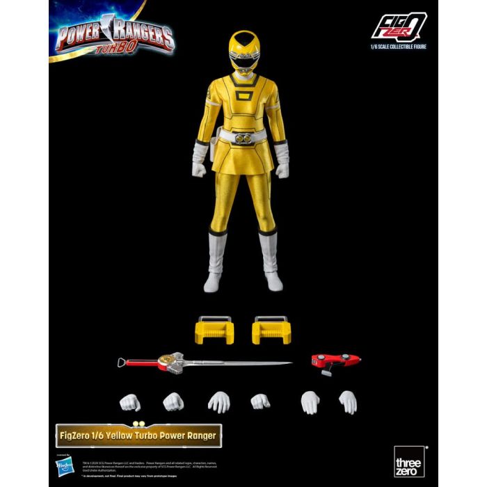Power Rangers Turbo FigZero Action Figure 1/6 Yellow Turbo Power Ranger 30 cm 