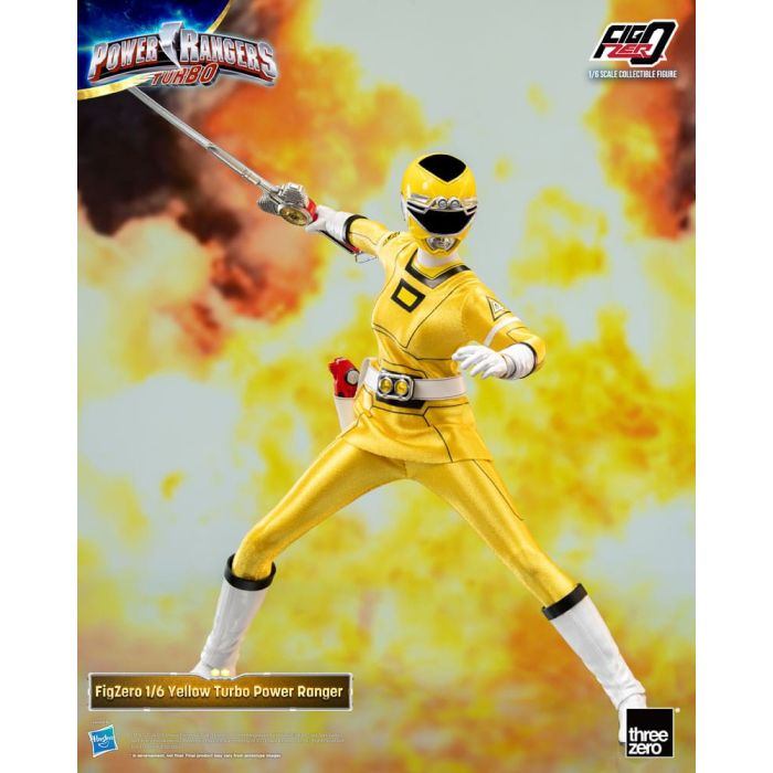 Power Rangers Turbo FigZero Action Figure 1/6 Yellow Turbo Power Ranger 30 cm 