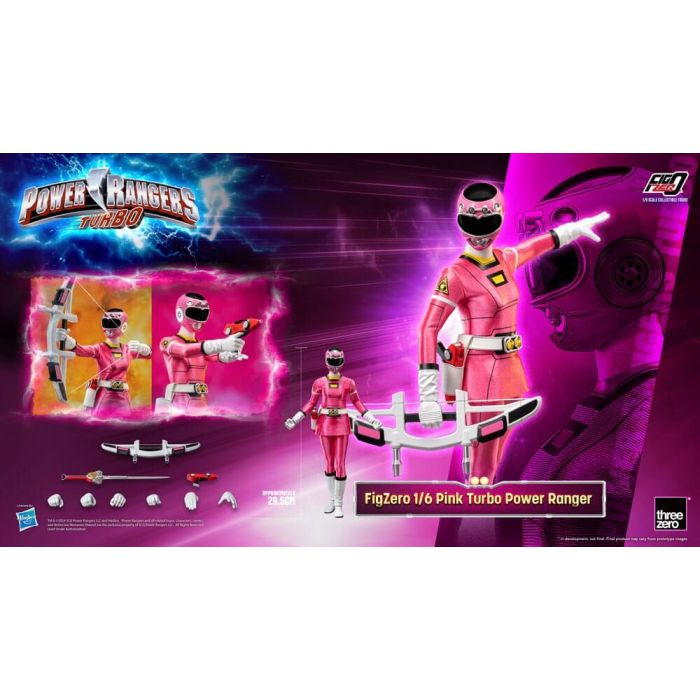 Power Rangers Turbo FigZero Action Figure 1/6 Pink Turbo Power Ranger 30 cm  