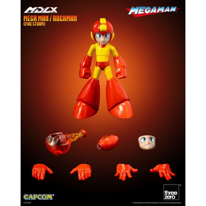 Mega Man MDLX Action Figure Mega Man / Rockman (Fire Storm) 10 cm