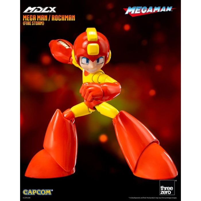 Mega Man MDLX Action Figure Mega Man / Rockman (Fire Storm) 10 cm