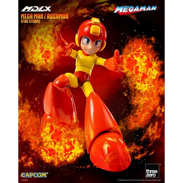 Mega Man MDLX Action Figure Mega Man / Rockman (Fire Storm) 10 cm