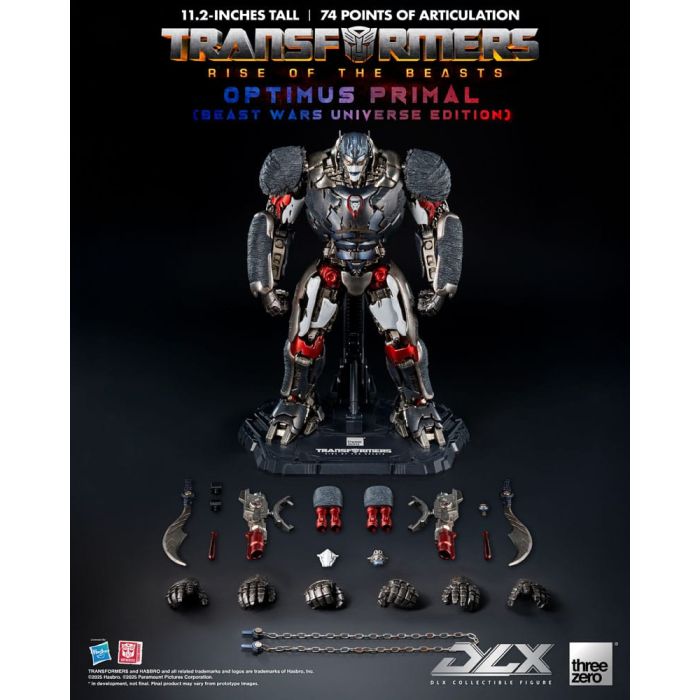 Transformers: Rise of the Beasts DLX Action Figure Optimus Primal (Beast Wars Universe Edition) 29 cm  