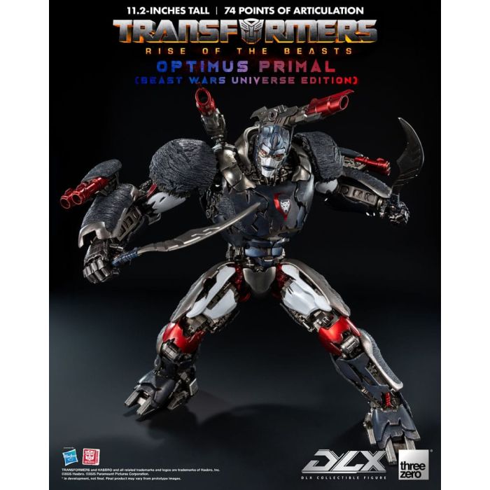 Transformers: Rise of the Beasts DLX Action Figure Optimus Primal (Beast Wars Universe Edition) 29 cm  