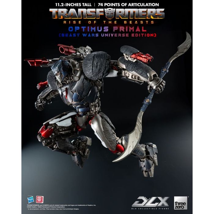 Transformers: Rise of the Beasts DLX Action Figure Optimus Primal (Beast Wars Universe Edition) 29 cm  