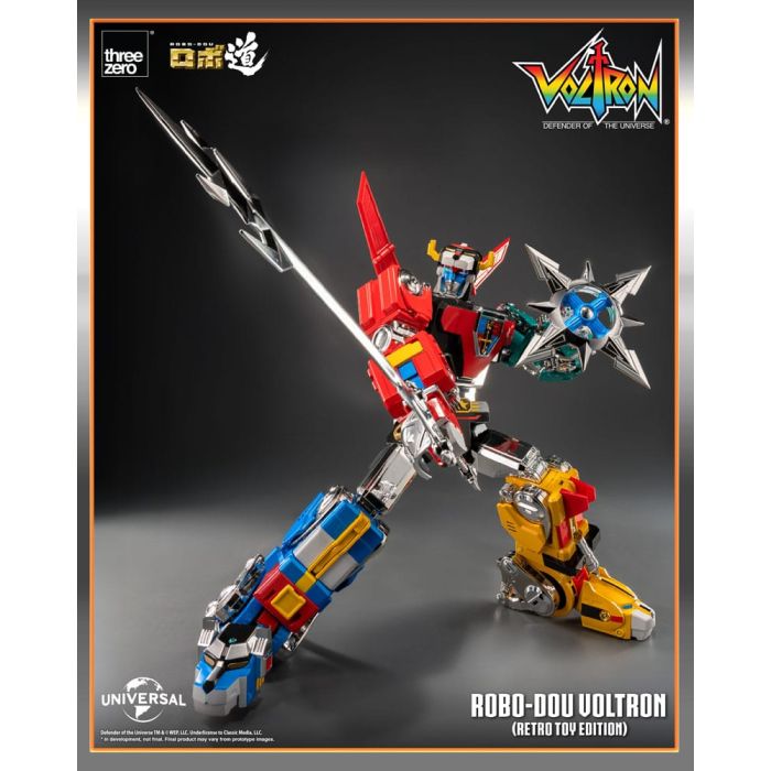 Voltron: Defender of the Universe Robo-Dou Action Figure Voltron Retro Toy Edition 27 cm