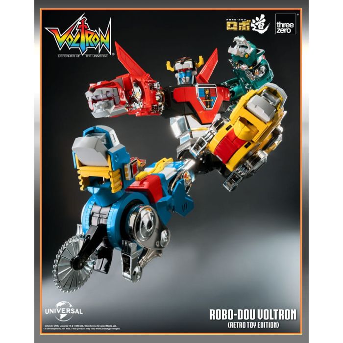 Voltron: Defender of the Universe Robo-Dou Action Figure Voltron Retro Toy Edition 27 cm