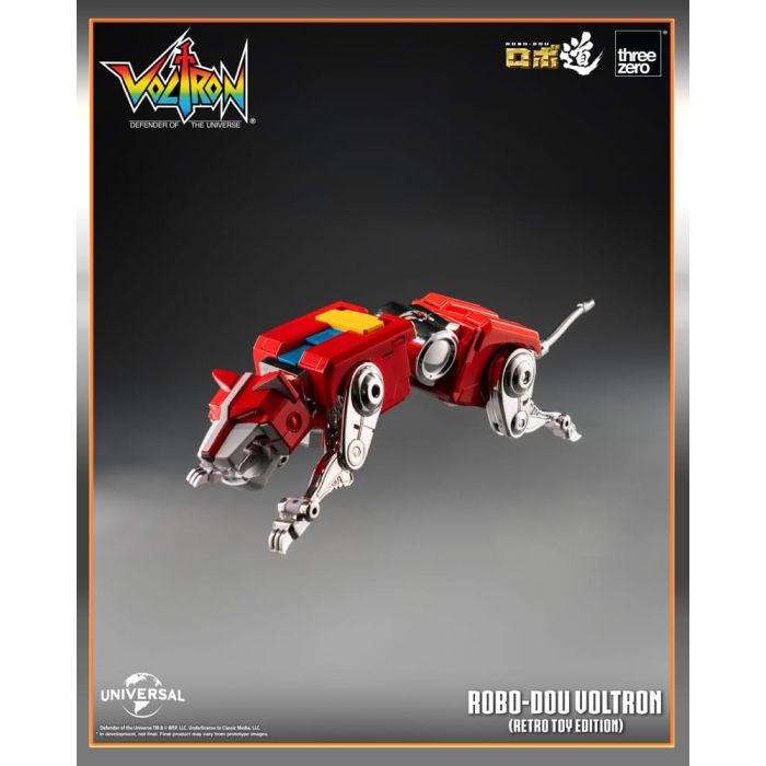 Voltron: Defender of the Universe Robo-Dou Action Figure Voltron Retro Toy Edition 27 cm