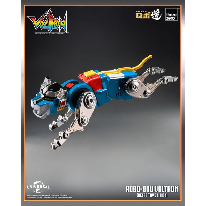 Voltron: Defender of the Universe Robo-Dou Action Figure Voltron Retro Toy Edition 27 cm