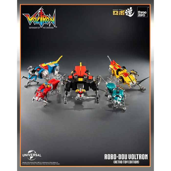Voltron: Defender of the Universe Robo-Dou Action Figure Voltron Retro Toy Edition 27 cm