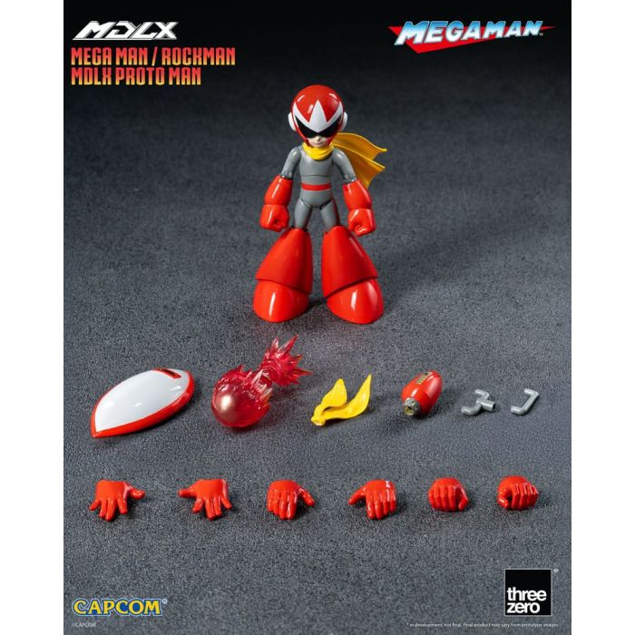 Mega Man MDLX Action Figure Rockman / Mega Man Proto Man 10 cm