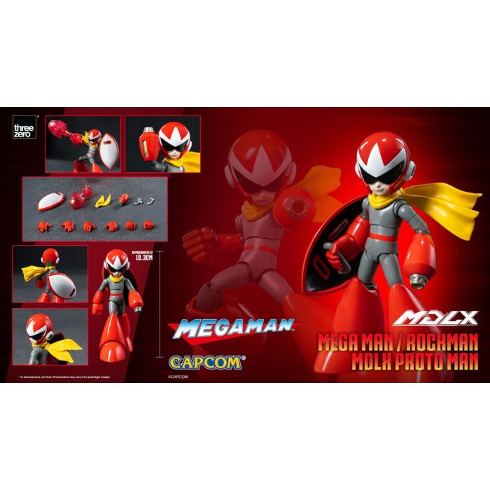 Mega Man MDLX Action Figure Rockman / Mega Man Proto Man 10 cm